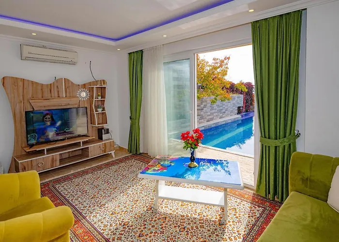 Gera - 1 Bedroom With Jacuzzi In Kalkan 빌라